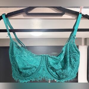 Victoria's Secret Teal Lace Bralette